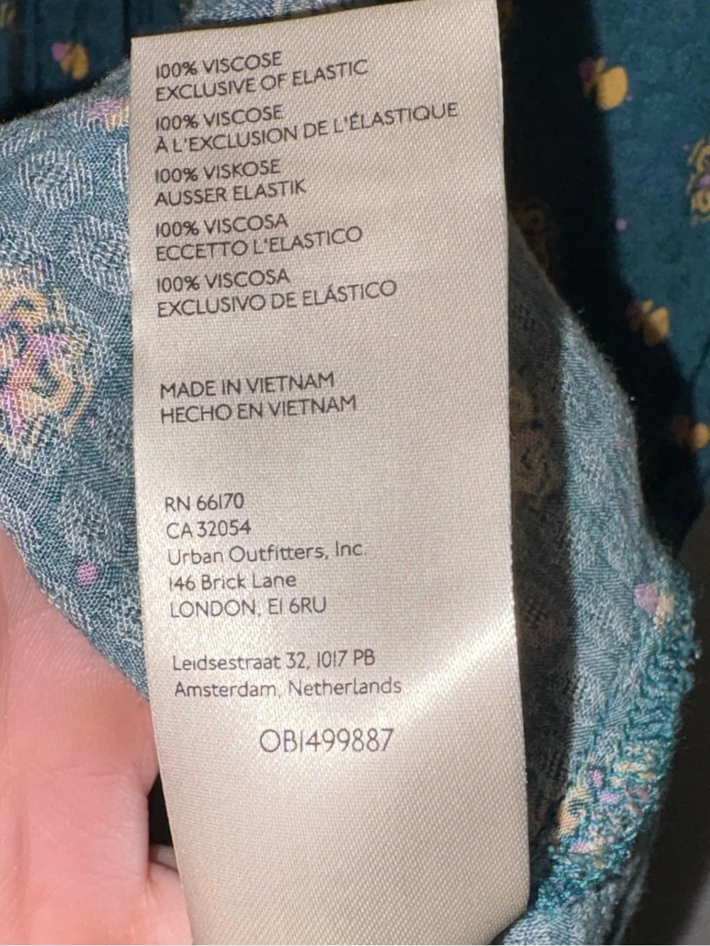 Free People Clementina Asymmetrical Mini Dress Teal Blue size Large Oversized